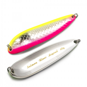 Блесна Salmon River Legend 18гр Red-Silver-Yellow