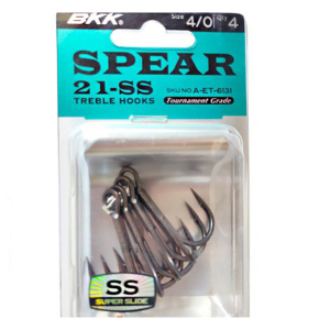 Крючок тройной BKK Spear 21-SS #6 (8шт)